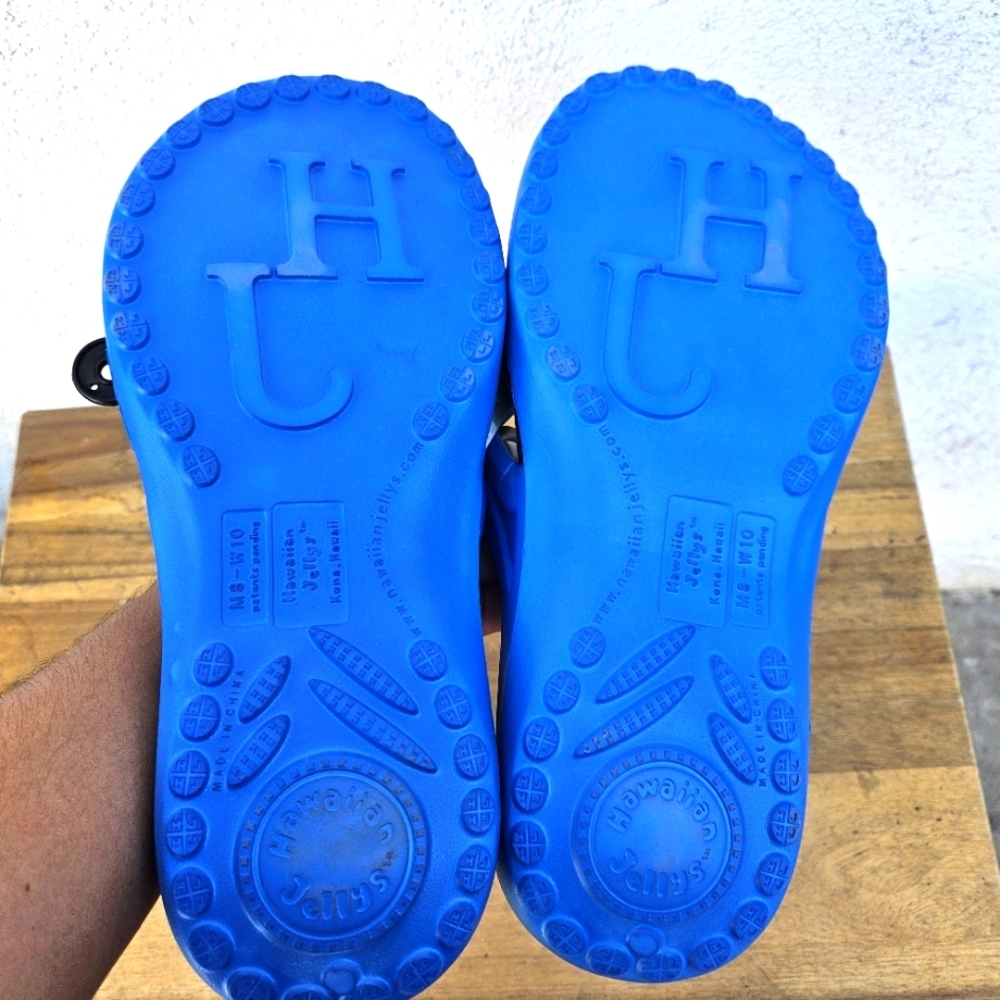 Hawaiian Jellys Ultra Comfort Aouli Sry  Unisex  Sandals Men's Size 8 - Picture 16 of 16